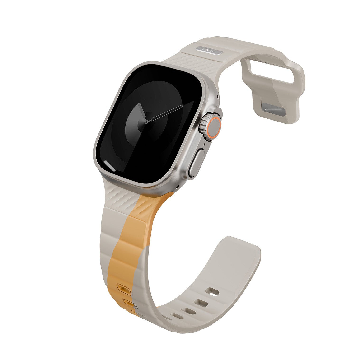 Stride DE Apple Watch 防水FKM橡膠不鏽鋼高質感錶帶