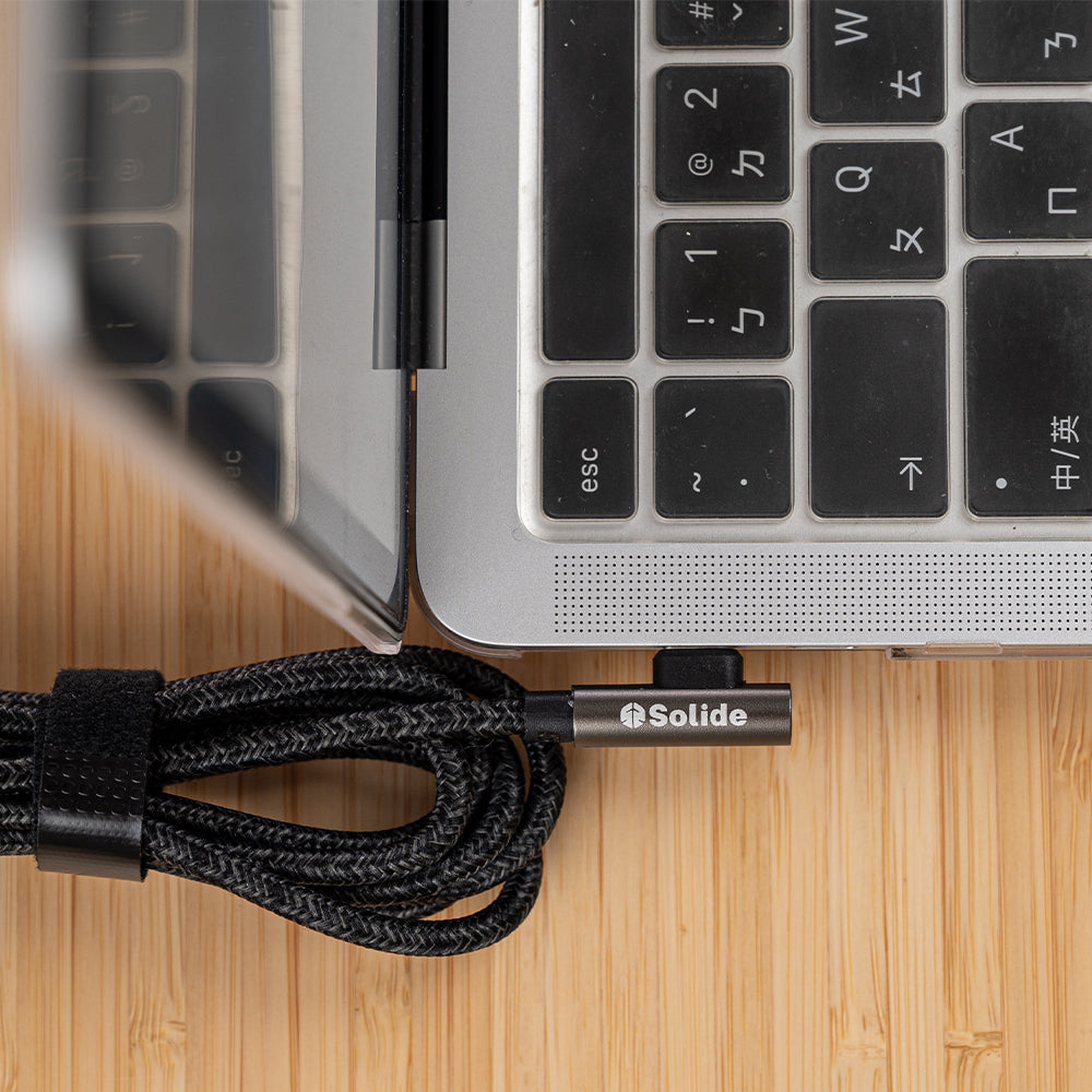 L型耐彎折編織傳輸線 USB-C to USB-C 160cm