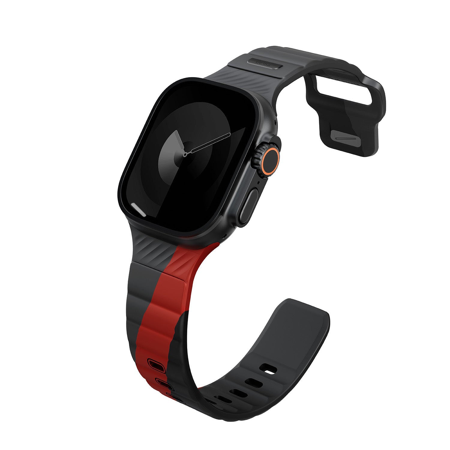 Stride DE Apple Watch 防水FKM橡膠不鏽鋼高質感錶帶