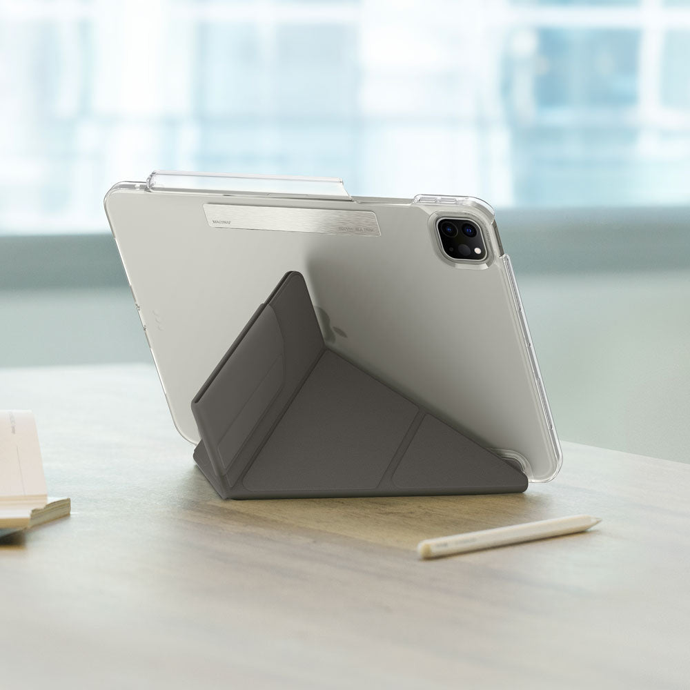 盒損福利品 - Camden Click 磁吸設計帶筆槽多功能極簡透明保護套 iPad Pro 11吋 (2024)