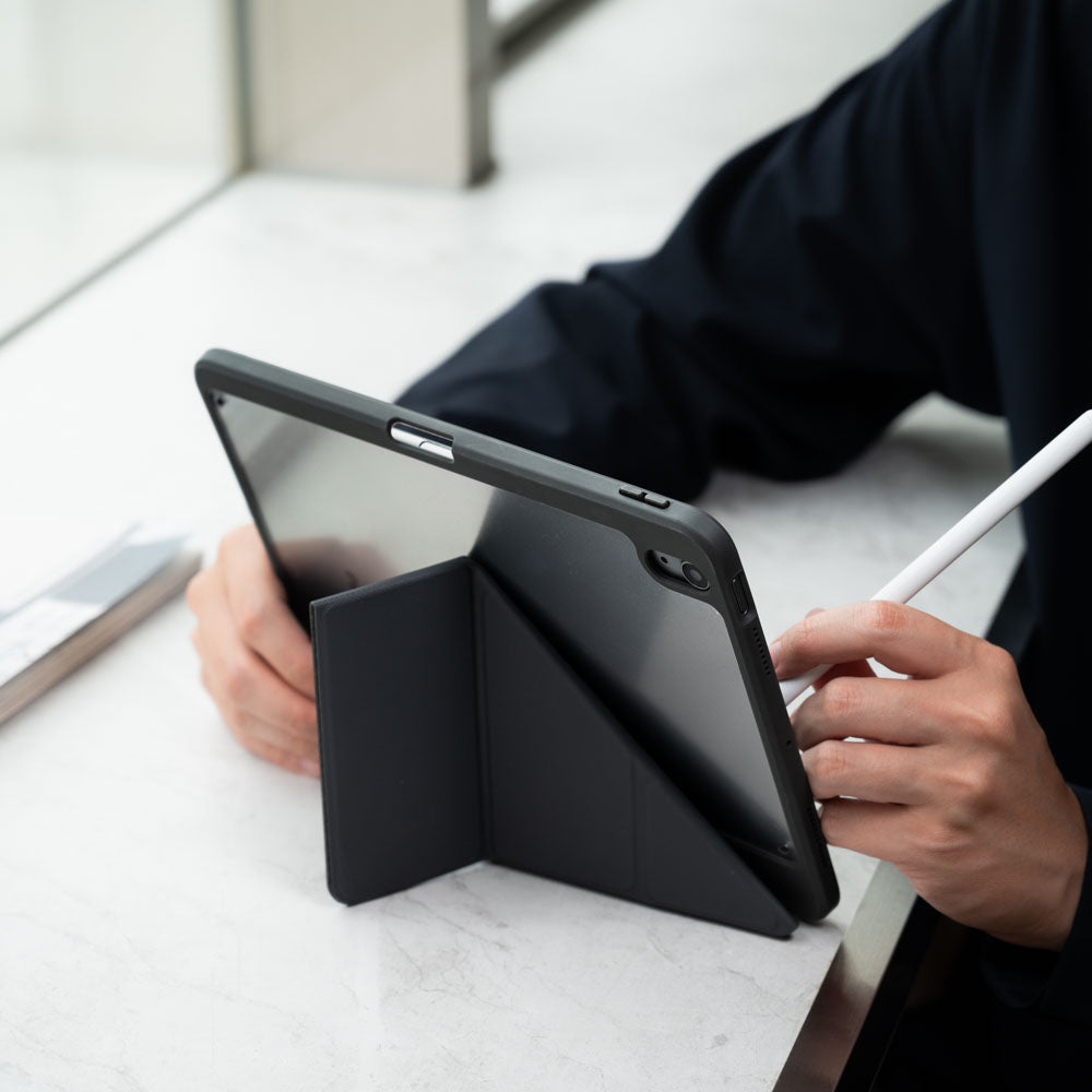 盒損福利品 - Moven 磁吸帶筆槽透明平板保護套 iPad Pro 11吋 (2024)