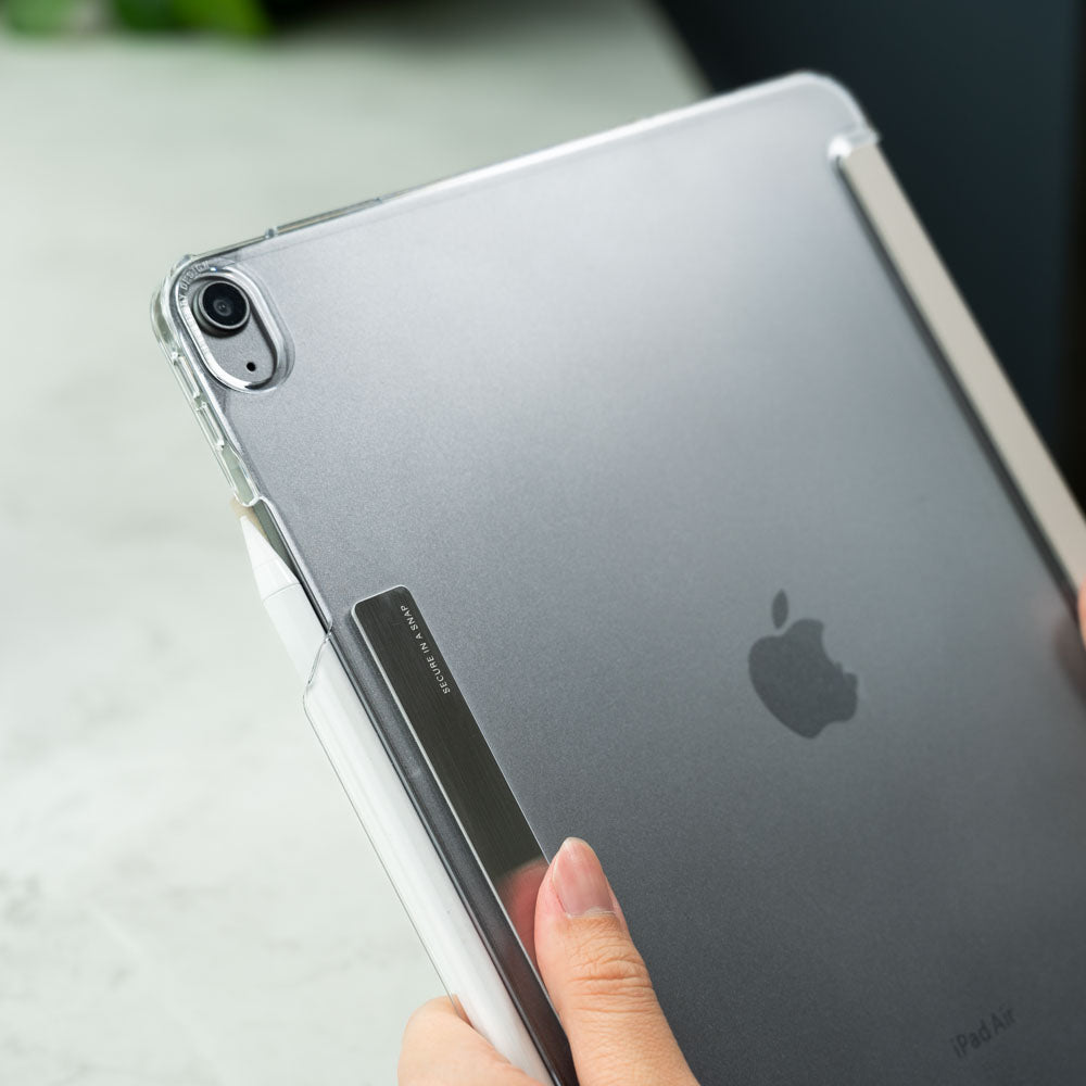 盒損福利品 - Camden Click 磁吸設計帶筆槽多功能極簡透明保護套 iPad Air 13吋 (M3 2025 /M2 2024共用)
