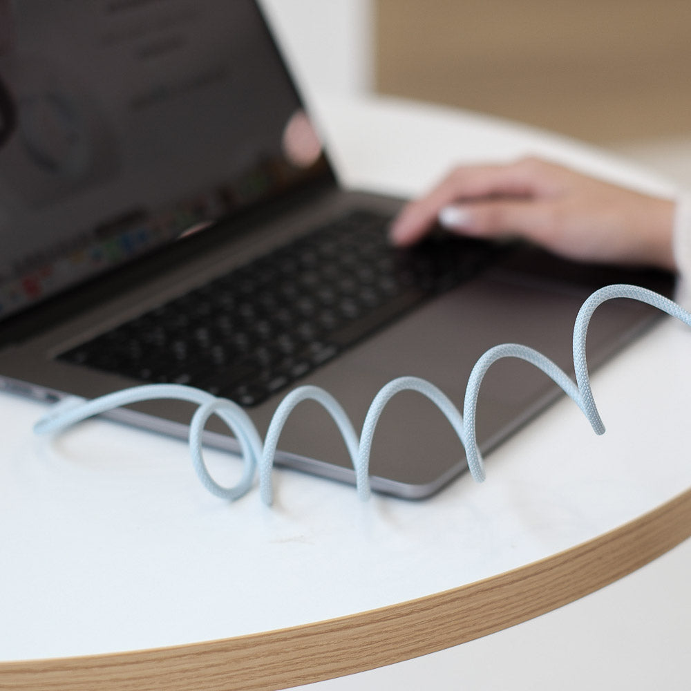 Easy Cable 磁吸收納編織快充線 USB-C to USB-C 1m