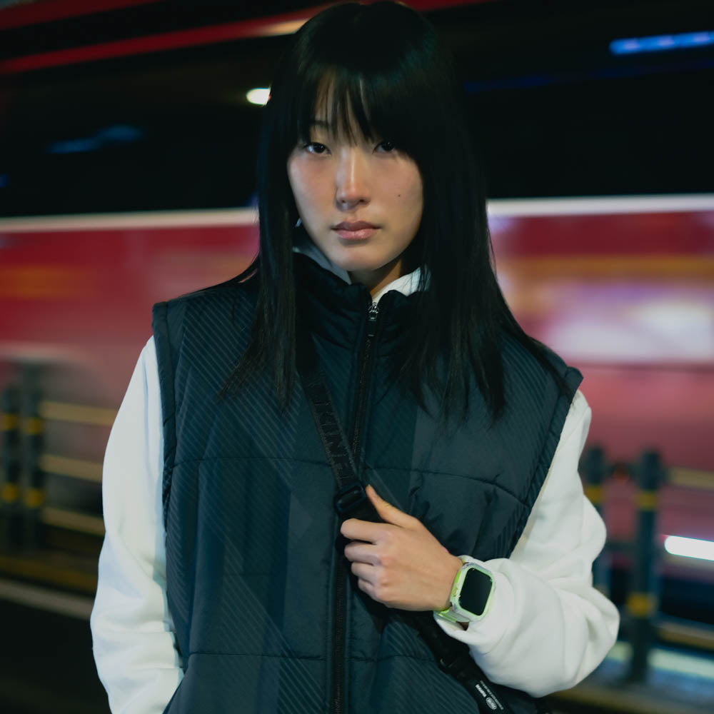 Gemini Apple Watch 雙色矽膠磁吸錶帶 夜光組