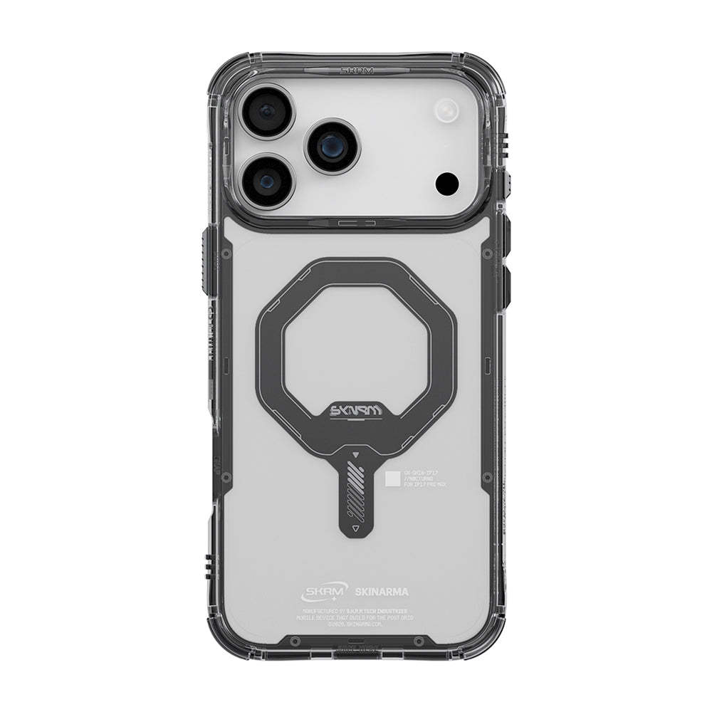 Saido 低調風格磁吸防摔手機殼 附掛繩環 iPhone 17 系列