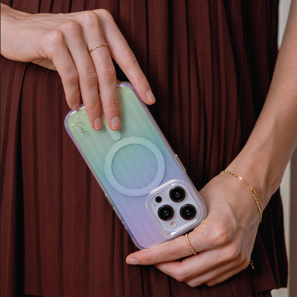 Linear 質感磁吸防摔手機殼 漸彩 iPhone 15 系列 (附拭鏡布)