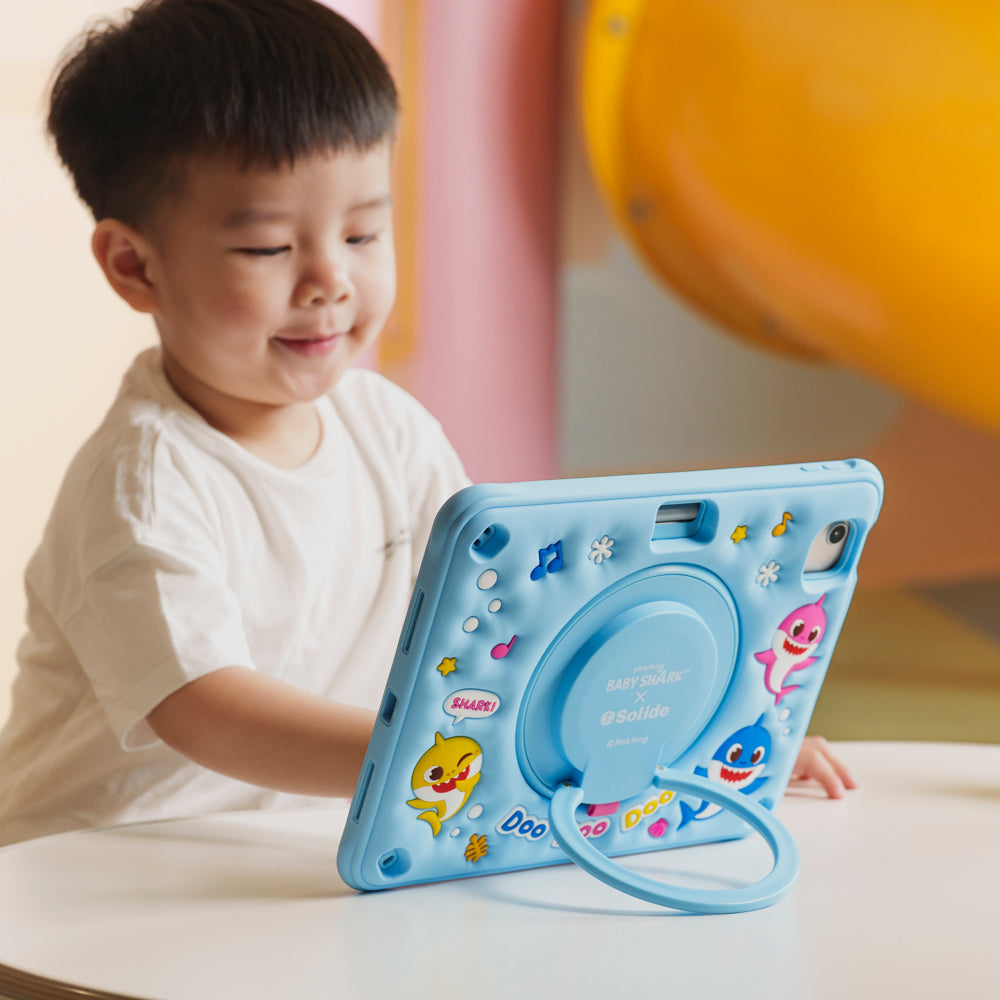 鯊魚寶寶正版授權iPad 多功能兒童平板保護殼
