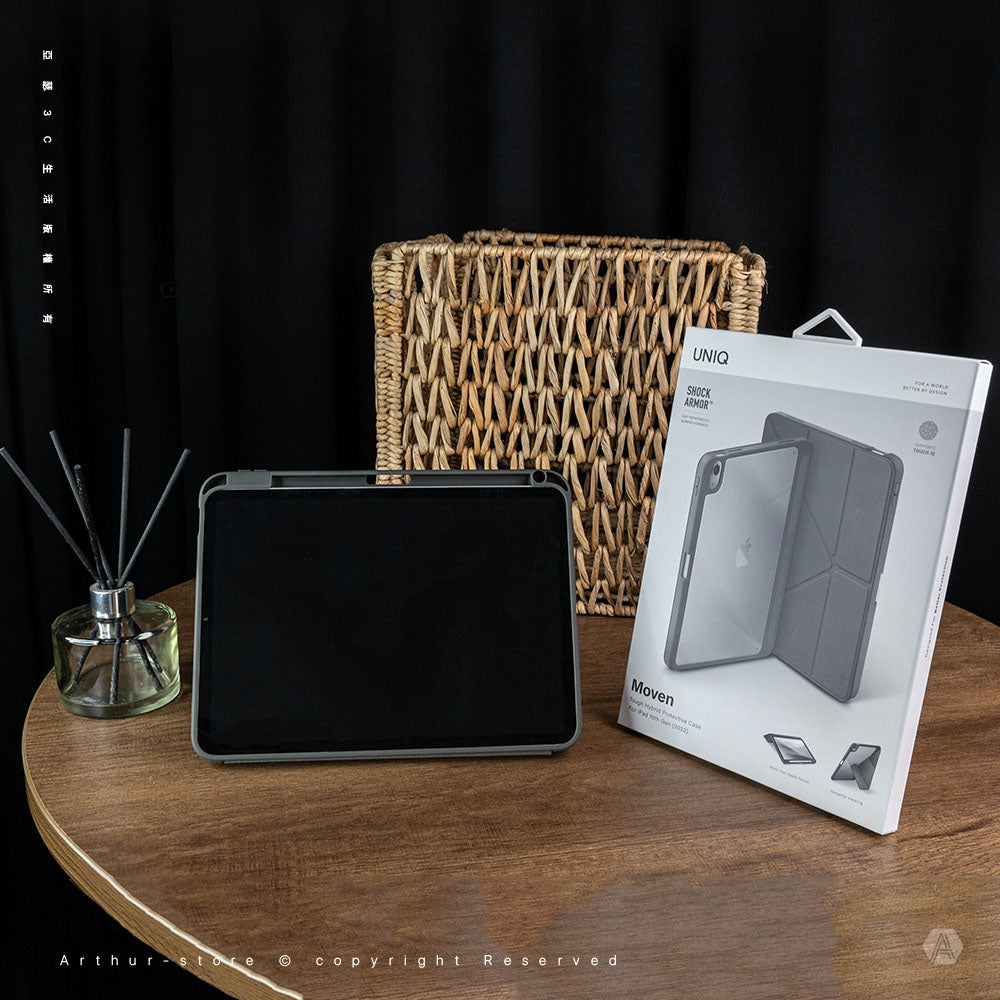 盒損福利品 - Moven 磁吸帶筆槽透明平板保護套  iPad 10.9吋 (第10代)