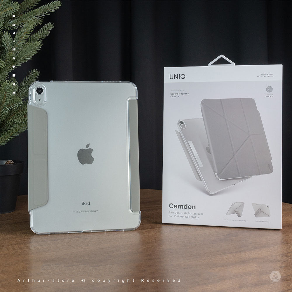 Camden 磁吸設計帶支架多功能極簡透明保護套 iPad 10.9吋 (第10代)