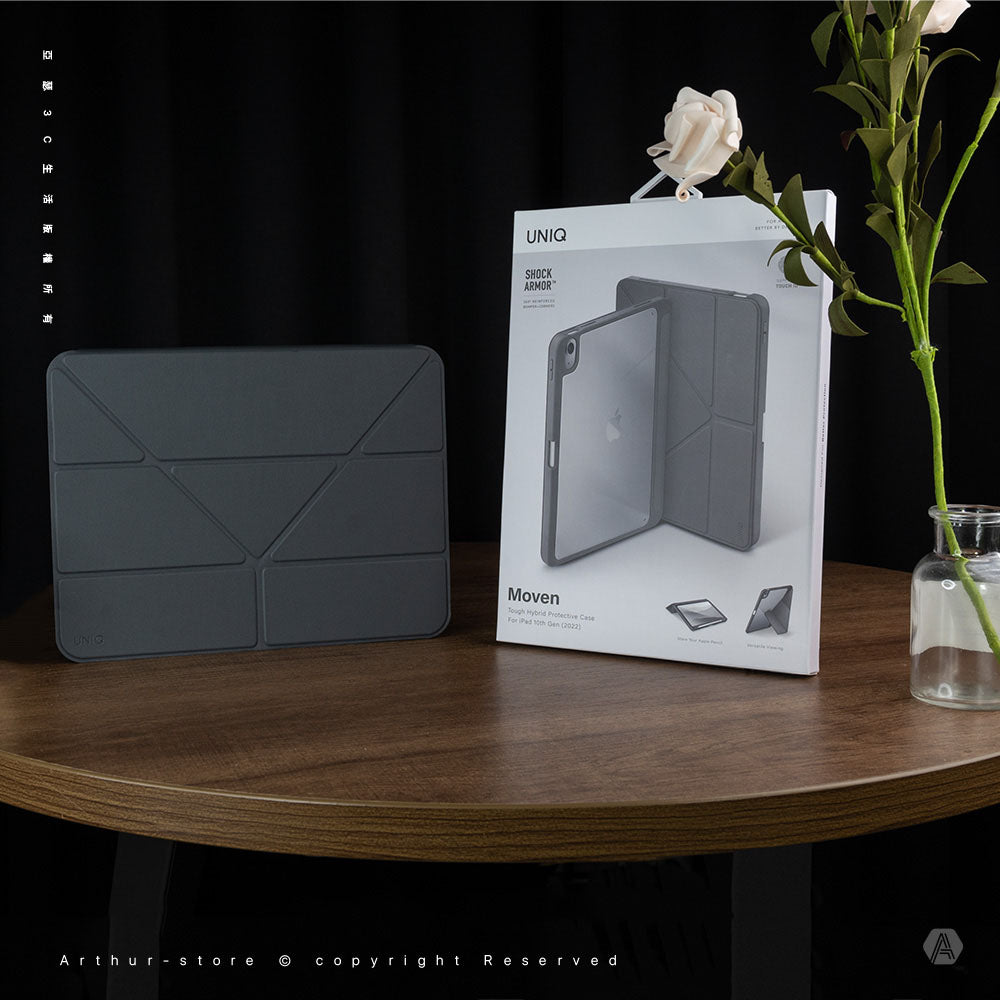 盒損福利品 - Moven 磁吸帶筆槽透明平板保護套  iPad 10.9吋 (第10代)
