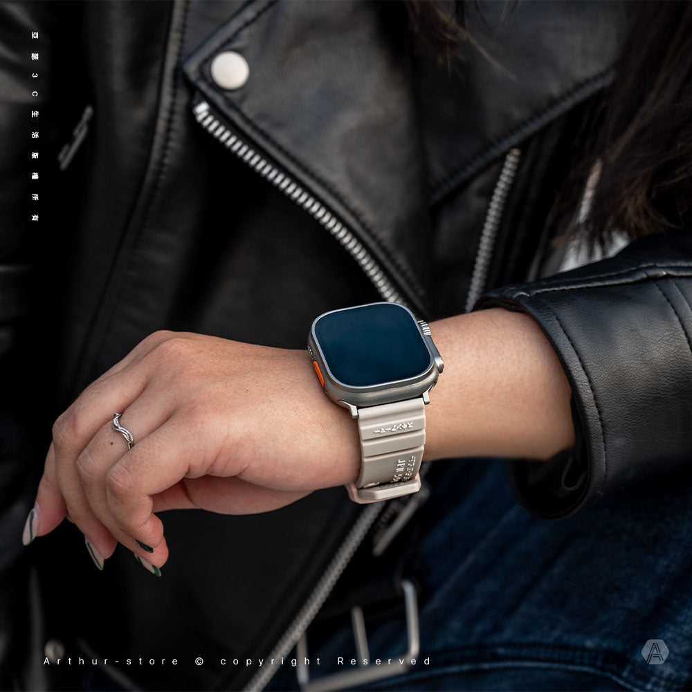 盒損福利品 - Shokku Apple Watch 街頭款矽膠錶帶