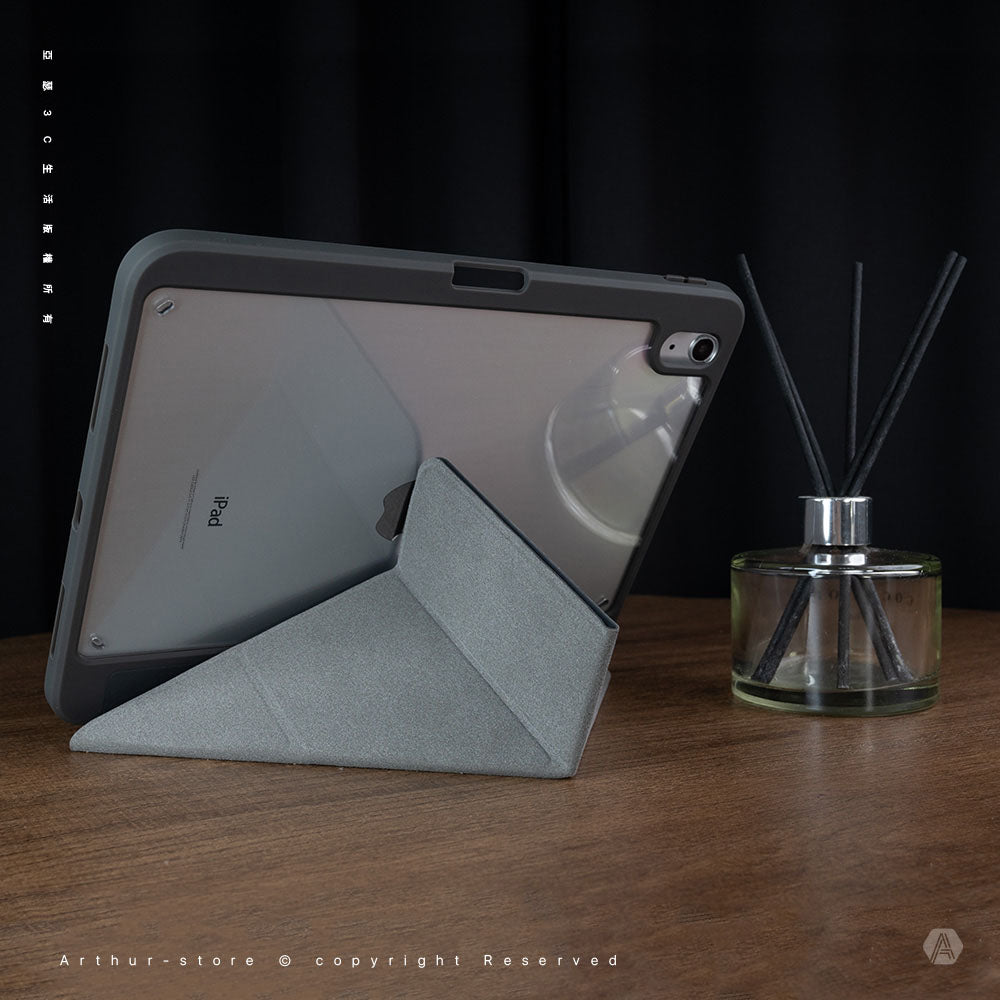 盒損福利品 - Moven 磁吸帶筆槽透明平板保護套  iPad 10.9吋 (第10代)