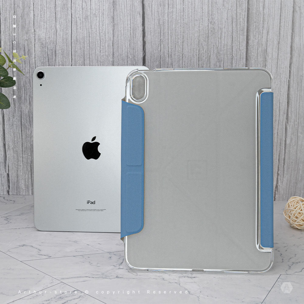 盒損福利品 - Camden 磁吸設計帶支架多功能極簡透明保護套 iPad 10.9吋 (第10代)