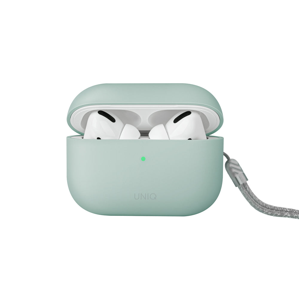 Lino 素色簡約液態矽膠藍牙耳機保護套(附掛繩) AirPods Pro 第2代