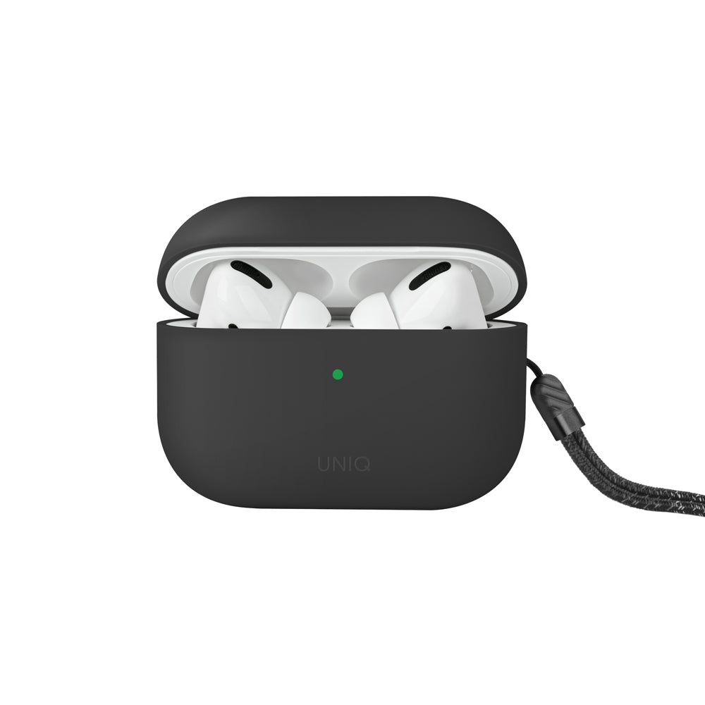 Lino 素色簡約液態矽膠藍牙耳機保護套(附掛繩) AirPods Pro 第2代