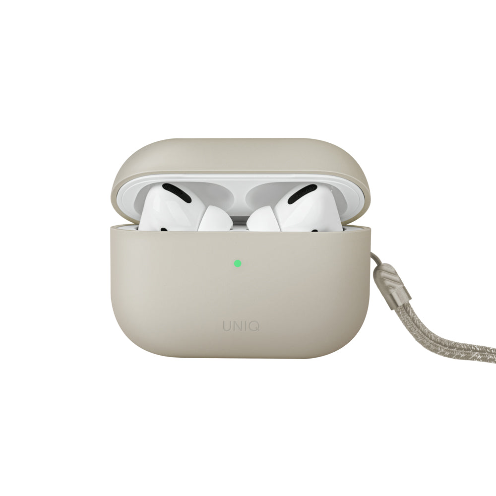 Lino 素色簡約液態矽膠藍牙耳機保護套(附掛繩) AirPods Pro 第2代