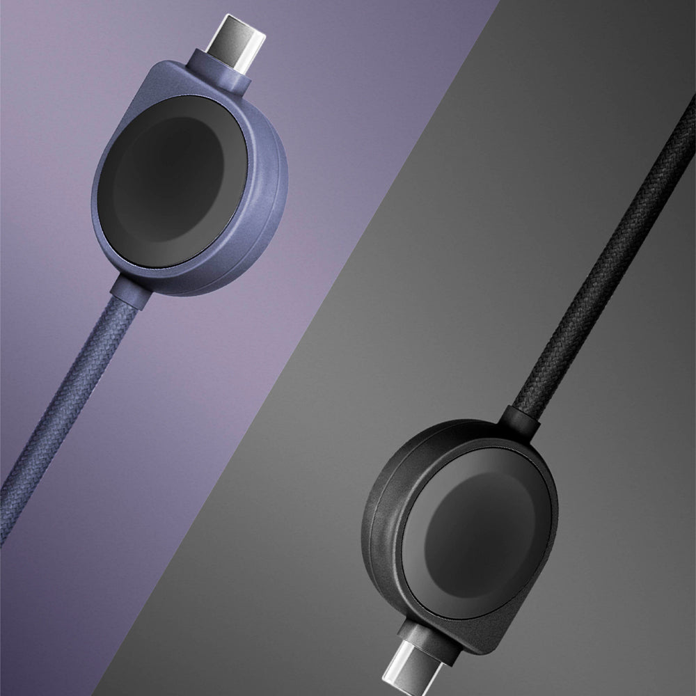ENERGEA 新加坡 Flow Duo USB-C to USB-C+Samsung Watch 二合一手錶充電線 1.5M