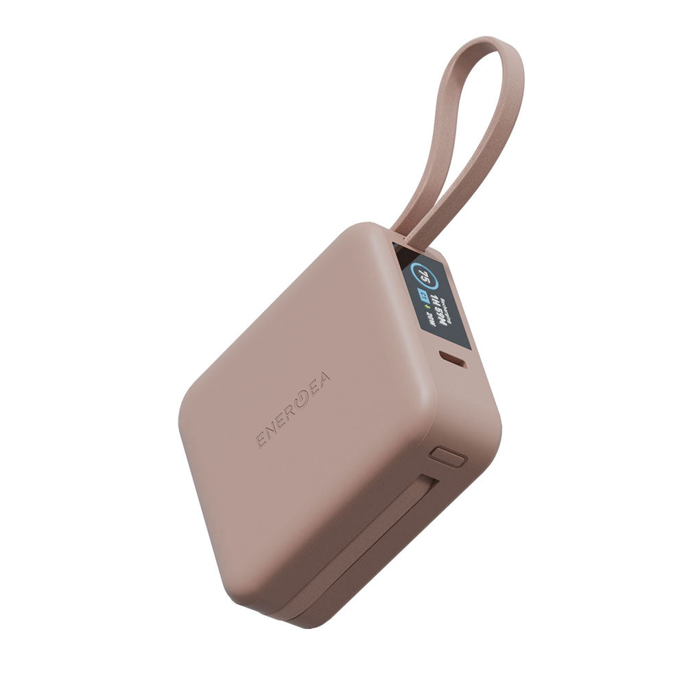 MagPac Mini+10000mAh 磁吸帶線行動電源 USB-C to USB-C｜WH 標示