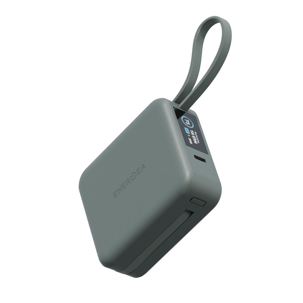 MagPac Mini+10000mAh 磁吸帶線行動電源 USB-C to USB-C｜WH 標示