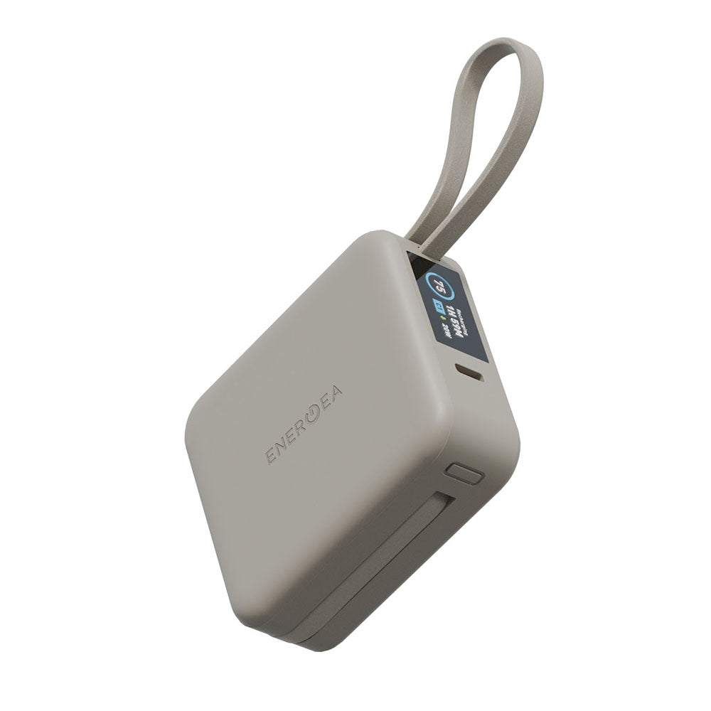 MagPac Mini+10000mAh 磁吸帶線行動電源 USB-C to USB-C｜WH 標示