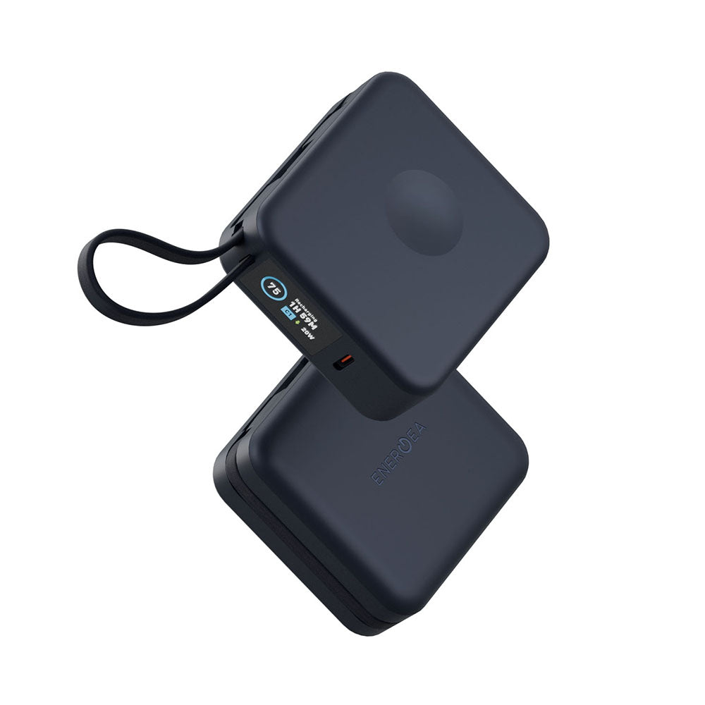 MagPac Mini+10000mAh 磁吸帶線行動電源 USB-C to USB-C｜WH 標示