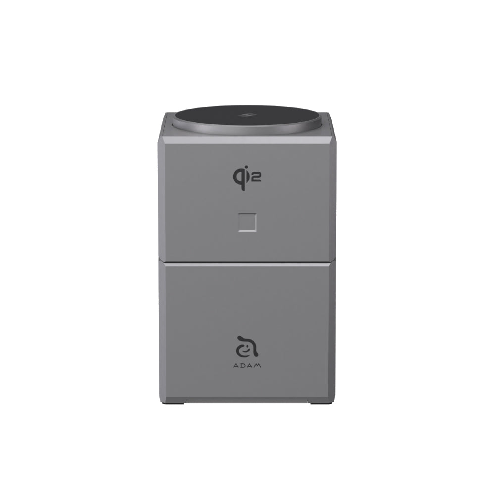 Mag Qube Qi2 立方體智慧型三合一旅行磁吸無線充電座 鈦色