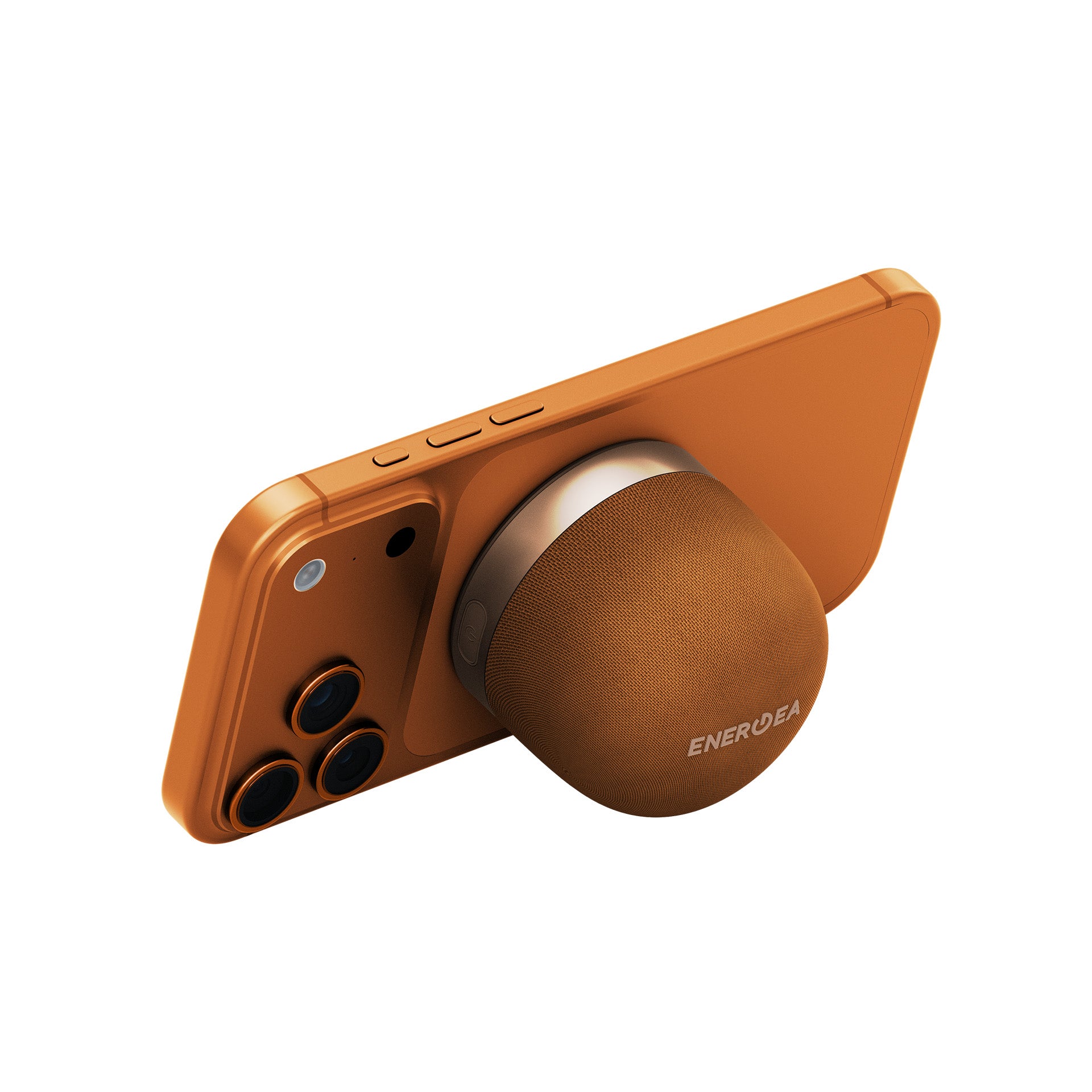 ENERGEA 新加坡 MagAudio Go Plus 磁吸隨身音箱 (附繩帶) 橘色