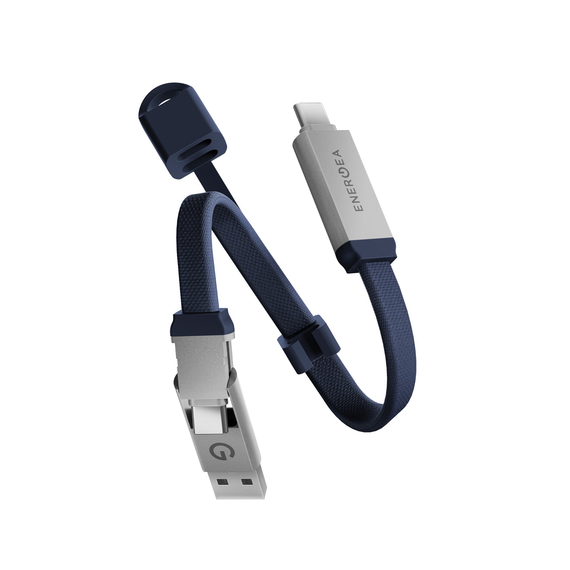 Sheath Key 兩用接頭充電線 USB-C to USB-C+USB-A 15cm