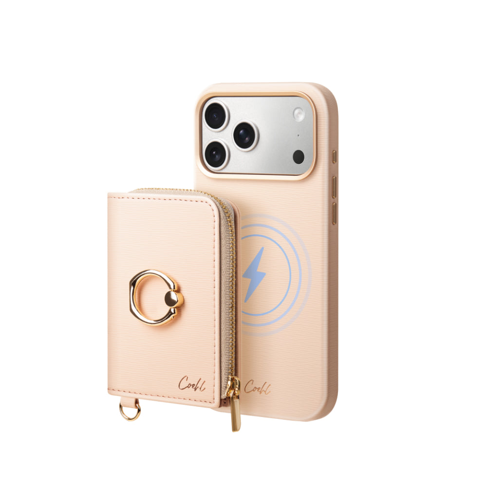 UNIQ 新加坡 Coehl Mirelle 隨行磁吸錢包 粉紅色