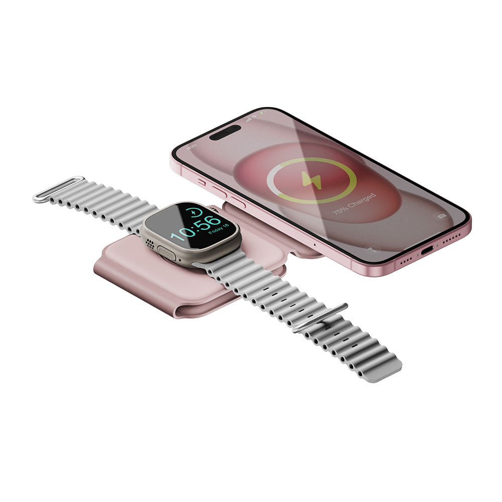GoMag Trio Plus 三合一便攜式折疊磁吸無線充電座