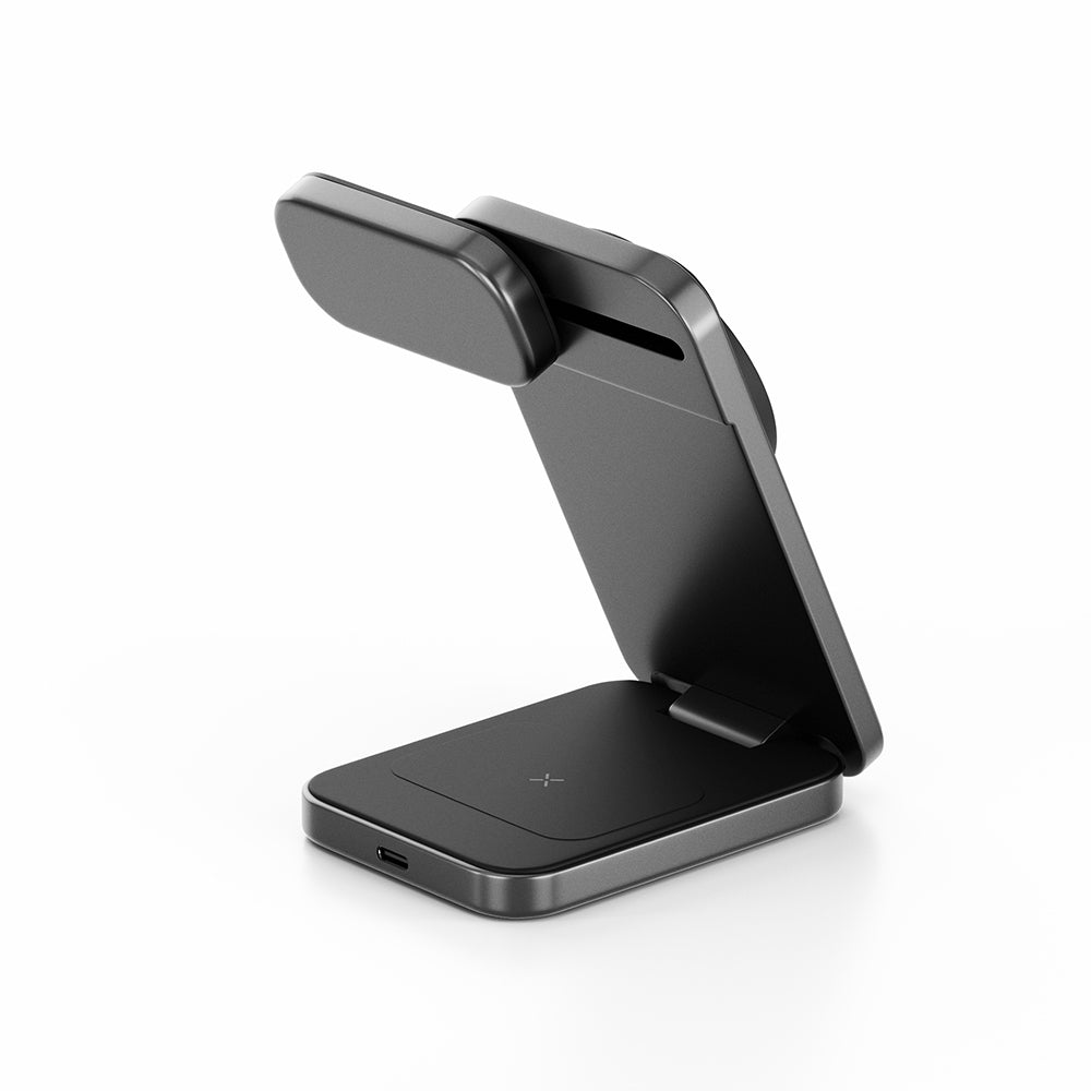 Magtrio Plus 三合一 Qi2折疊磁吸無線充電座