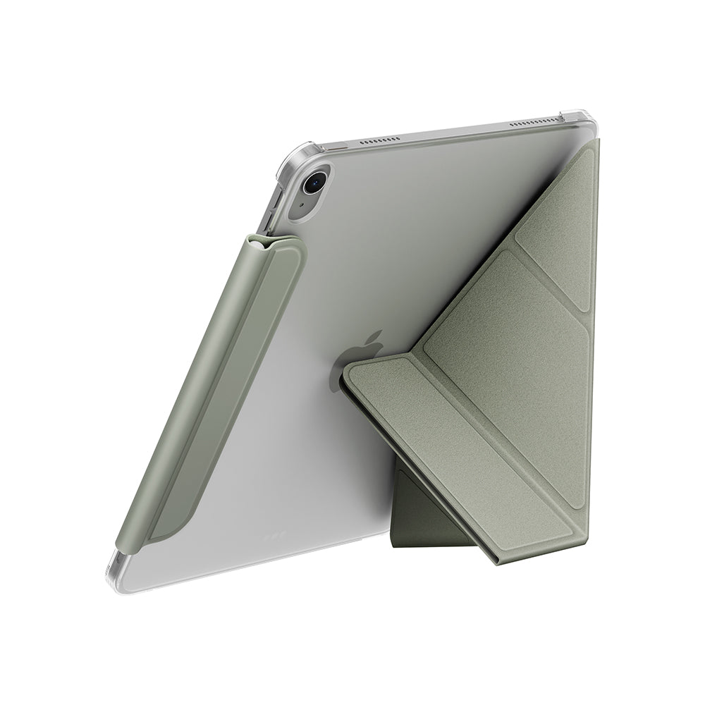 UNIQ 新加坡 Camden Lite 磁吸設計帶筆槽多功能極簡透明保護套 iPad 11吋 (A16/第10代共用) ｜亞瑟3C生活