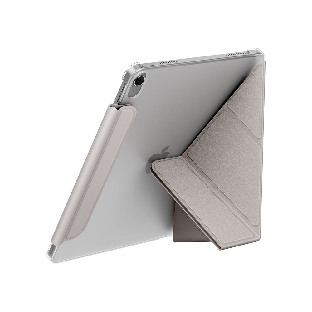 UNIQ 新加坡 Camden Lite 磁吸設計帶筆槽多功能極簡透明保護套 iPad Air 13吋 (M4/M3/M2共用) ｜亞瑟3C生活