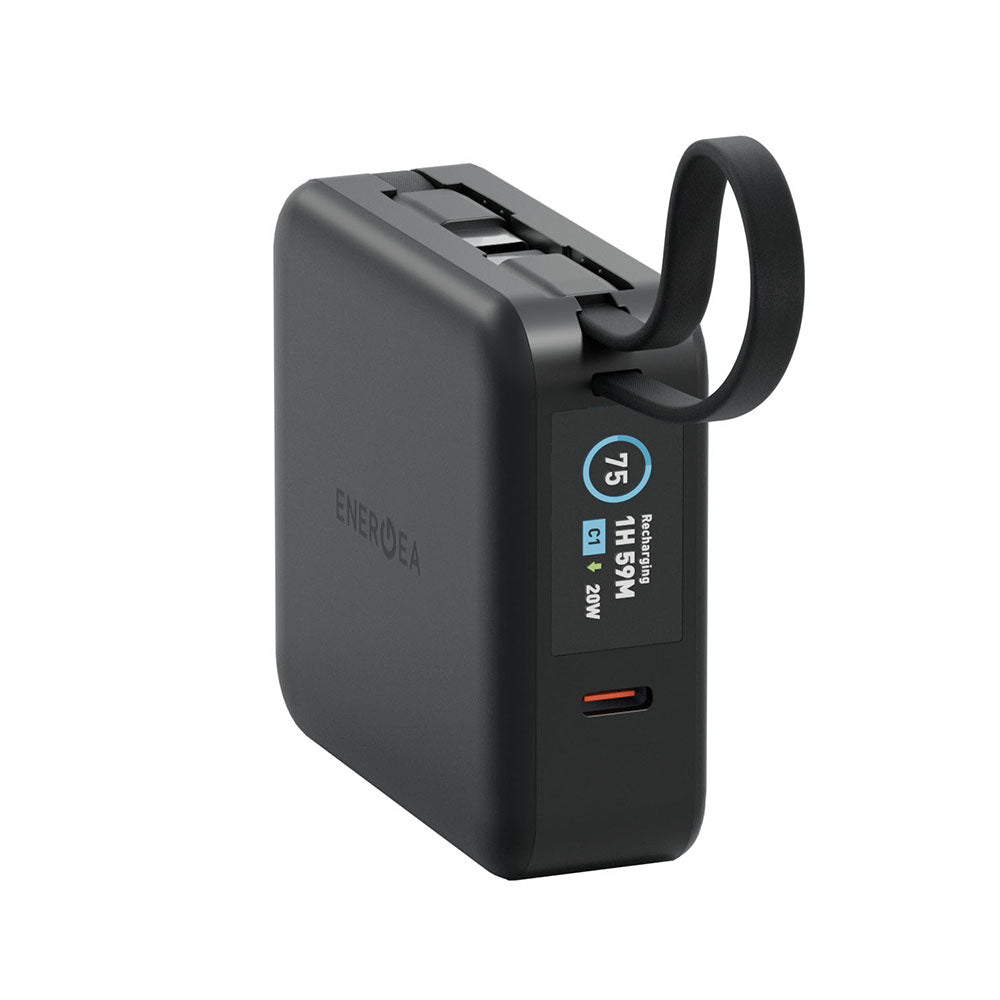 MagPac Mini+10000mAh 磁吸帶線行動電源 USB-C to USB-C｜WH 標示