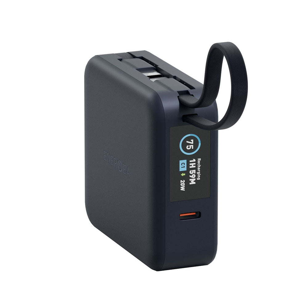 MagPac Mini+10000mAh 磁吸帶線行動電源 USB-C to USB-C｜WH 標示