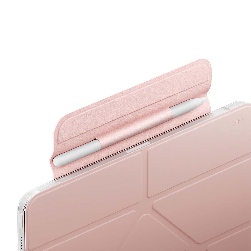 UNIQ 新加坡 Camden Lite 磁吸設計帶筆槽多功能極簡透明保護套 iPad 11吋 (A16/第10代共用) ｜亞瑟3C生活