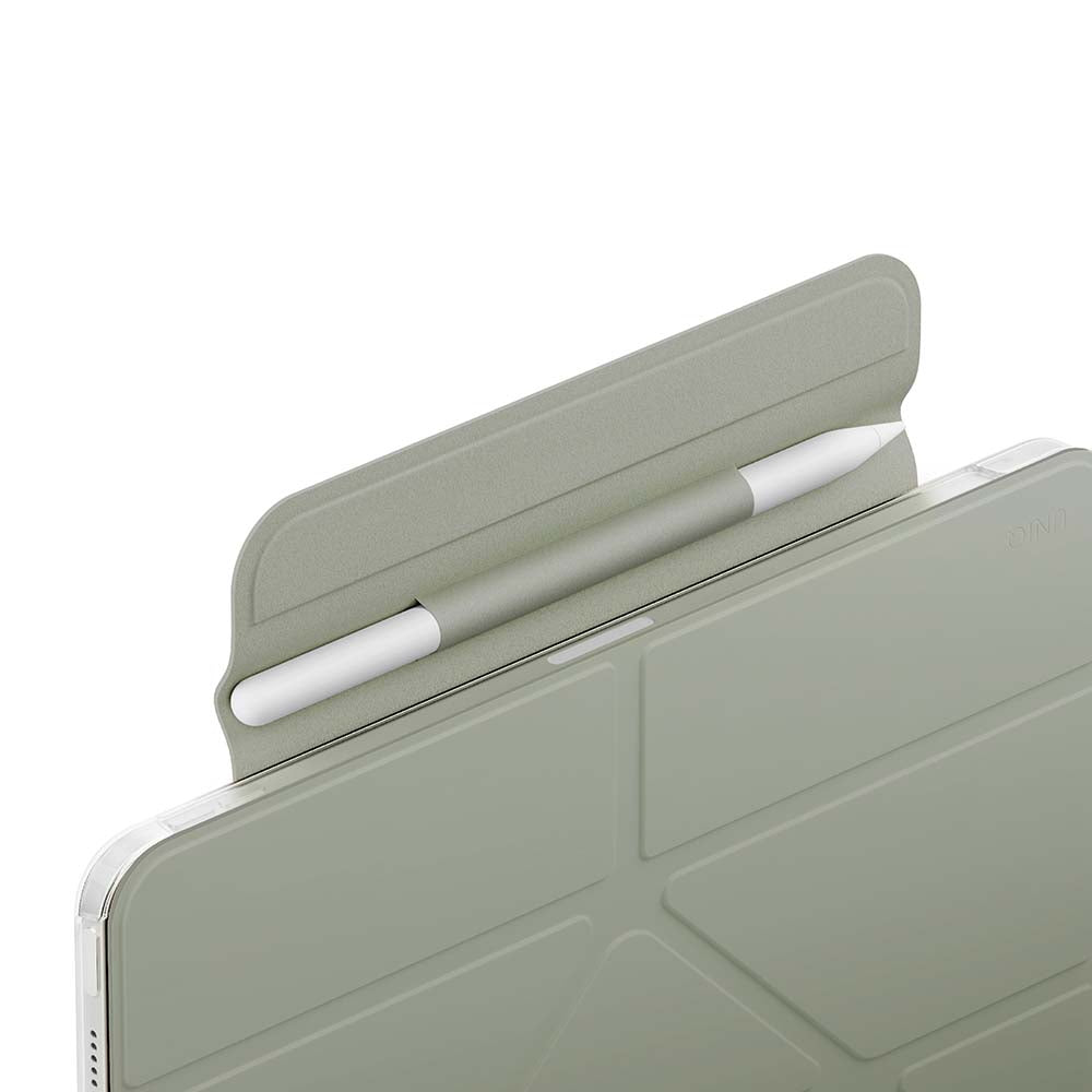 UNIQ 新加坡 Camden Lite 磁吸設計帶筆槽多功能極簡透明保護套 iPad 11吋 (A16/第10代共用) ｜亞瑟3C生活