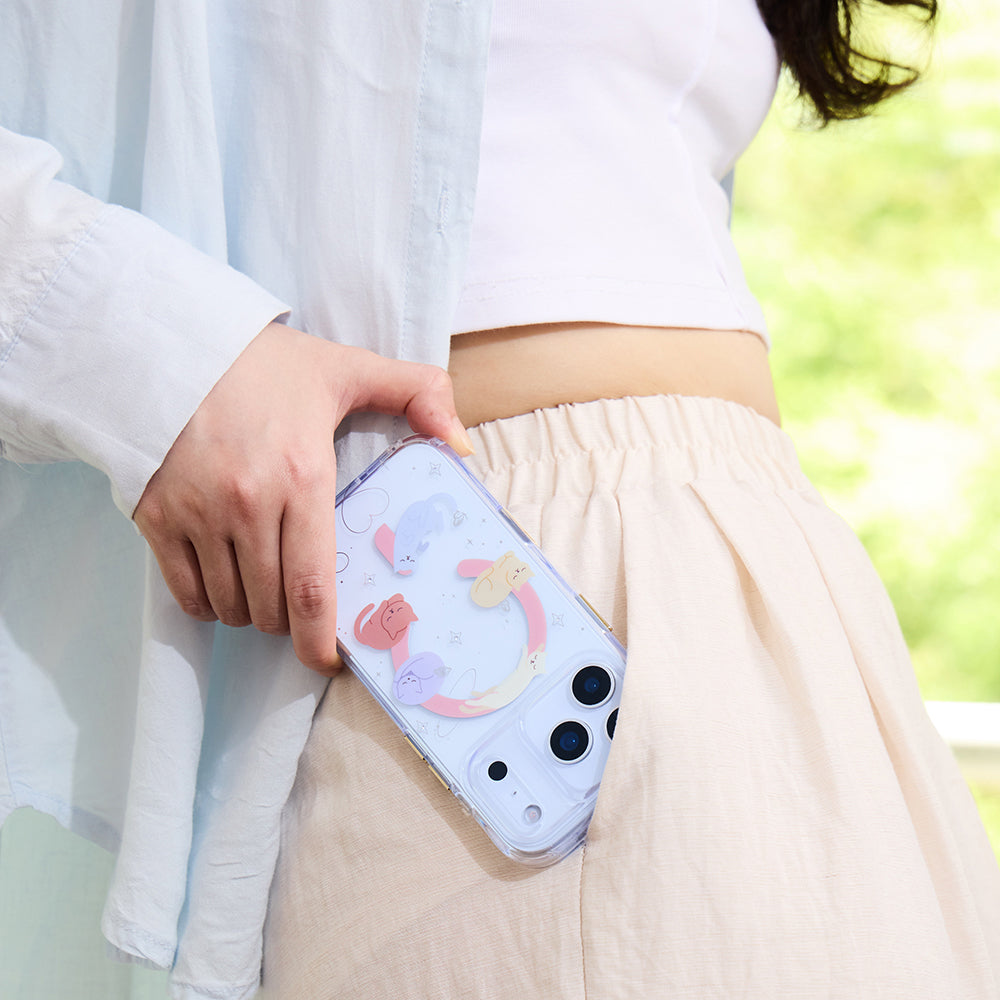 Coehl Elysia 彩虹貓咪磁吸防摔保護殼/手機殼 iPhone 18 系列 (附掛扣)