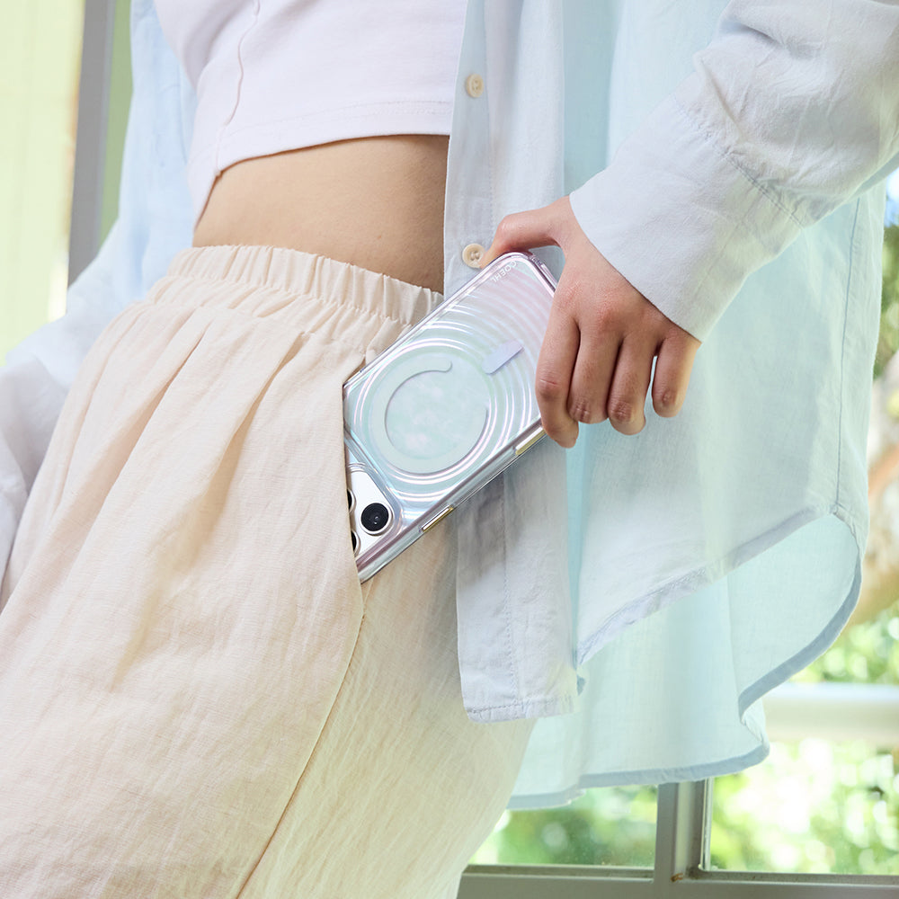 Coehl Vela 水波紋磁吸保護殼/手機殼 iPhone 18 系列 (附掛扣)