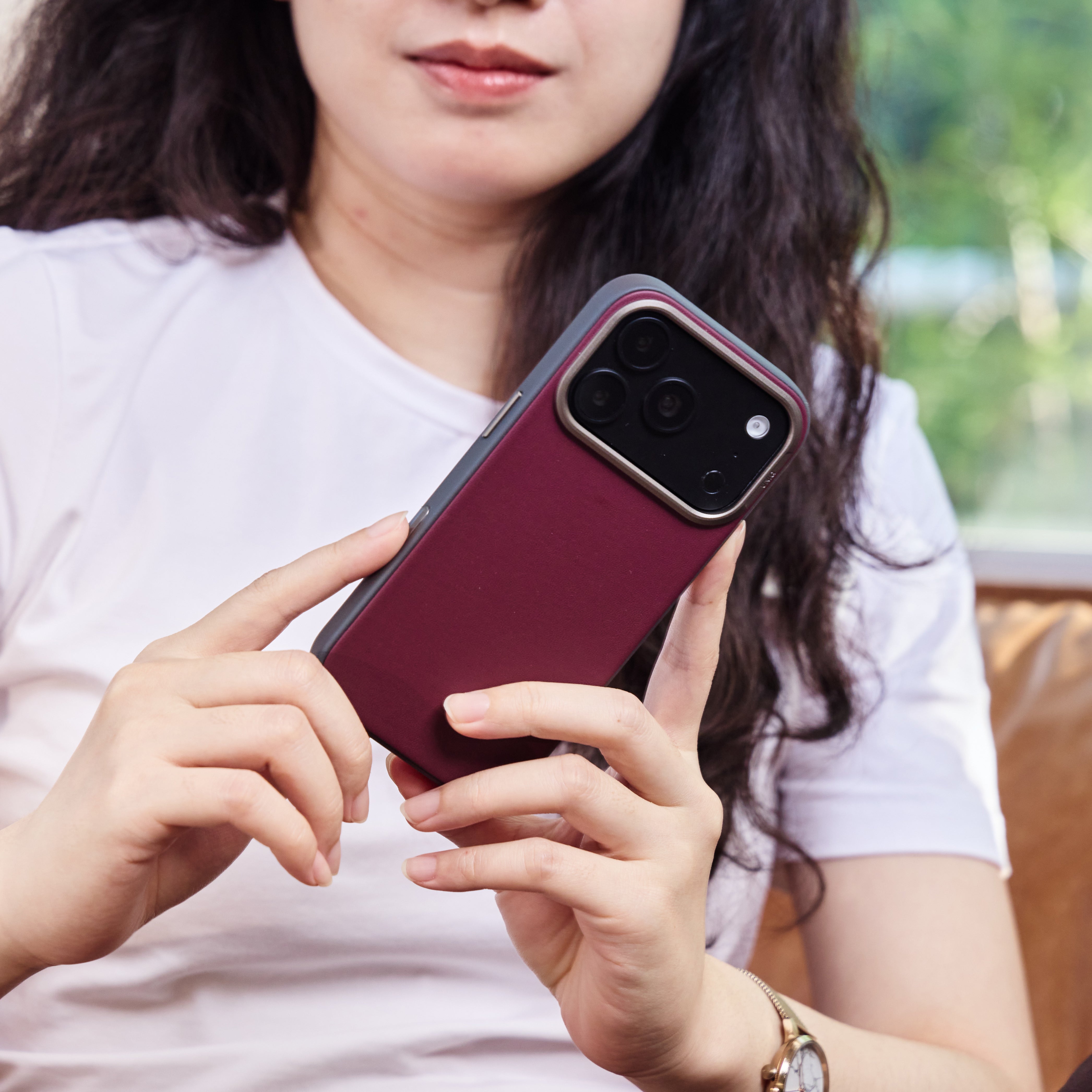 Lyden DS 耐刮皮革磁吸手機殼 iPhone 18 系列