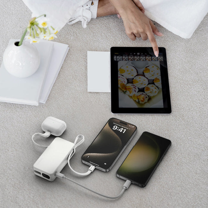1-Power Vital+ 10000mAh 雙內建 USB-C 線行動電源｜CCC 認證 & WH 標示