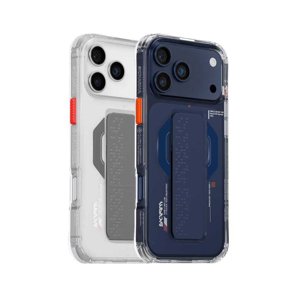 Haxa 黑色巨牆磁吸支架防摔手機殼  iPhone 17 Pro / Pro Max