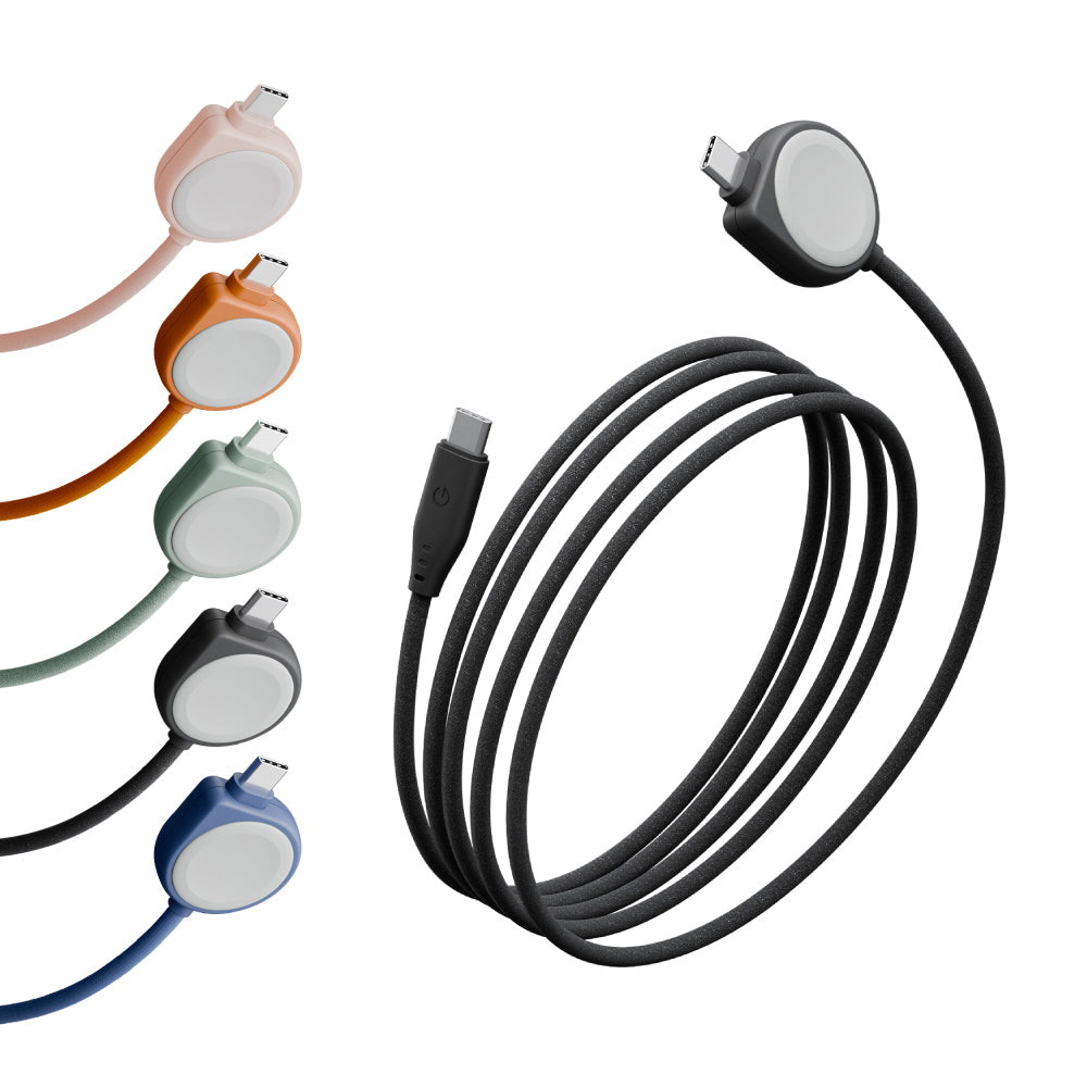 Flow Duo USB-C to USB-C+Apple Watch  二合一手錶充電線 1.5M