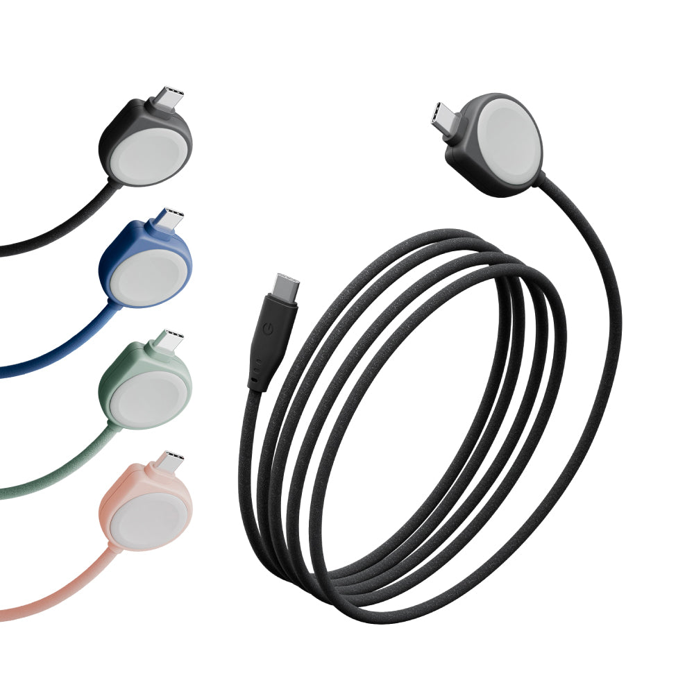 Flow Duo  USB-C to USB-C+Apple Watch  二合一手錶充電線 1.5M