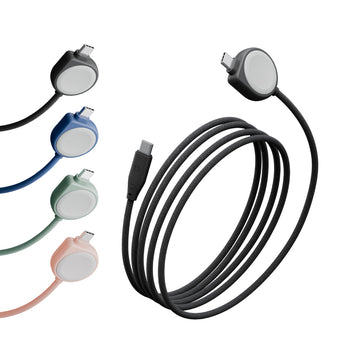 Flow Duo USB-C to USB-C+Apple Watch  二合一手錶充電線 1.5M