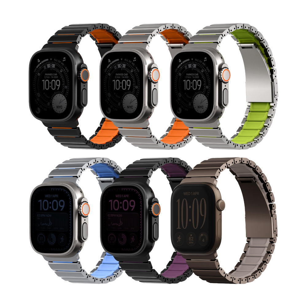 UNIQ 新加坡 Strova Flex Apple Watch 不鏽鋼調節錶帶 ｜亞瑟3C生活