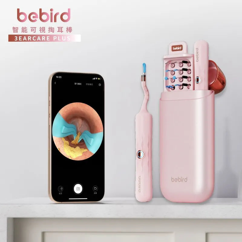 Bebird 蜂鳥 3 EARCARE PLUS 智能可視掏耳棒 櫻花粉