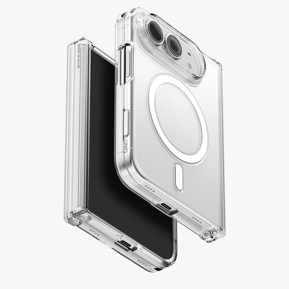 UNIQ 新加坡 AirSuit Magclick 輕薄抗黃磁吸手機保護殼/手機殼 iPhone Duo | 預購10月下旬 ｜亞瑟3C生活
