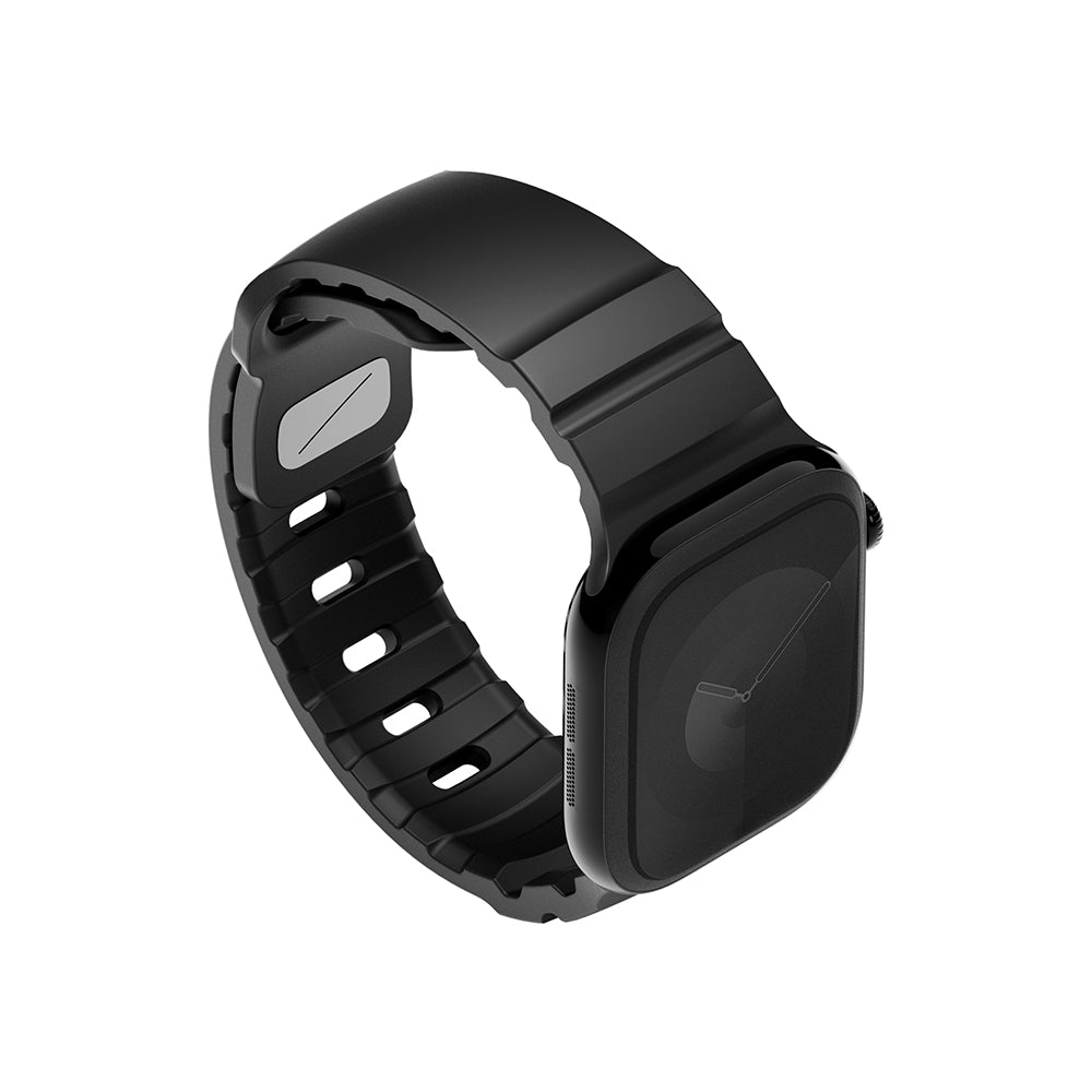 Alton Apple Watch 防水矽膠雙色錶帶