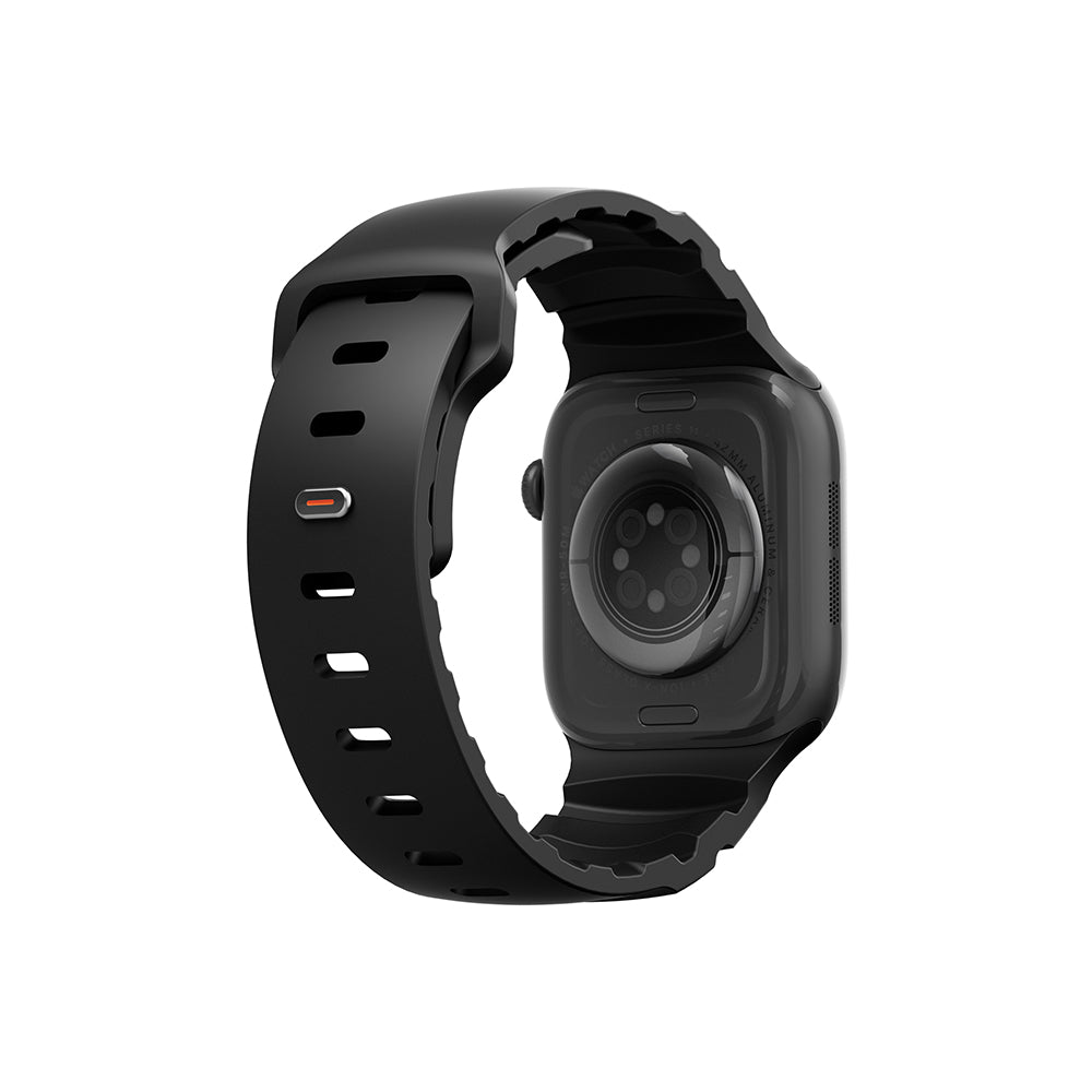 Alton Apple Watch 防水矽膠雙色錶帶